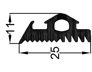 Vedantes para perfil FIL-44